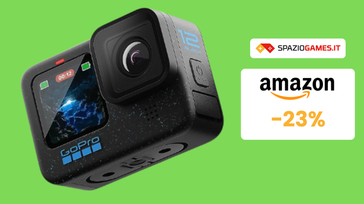 GoPro HERO12 Black a 346€: è l'action cam più venduta su Amazon!