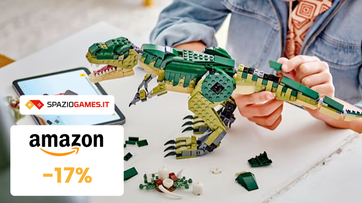 Tre dinosauri in uno con questo set LEGO a 50€!