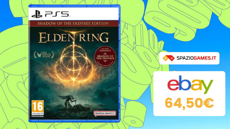 Elden Ring: Shadow of the Erdtree Edition per PS5 già in OFFERTA a SOLI 65€!