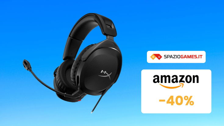 HyperX Cloud Stinger II, OTTIME cuffie gaming, a un prezzo SHOCK! (-40%)