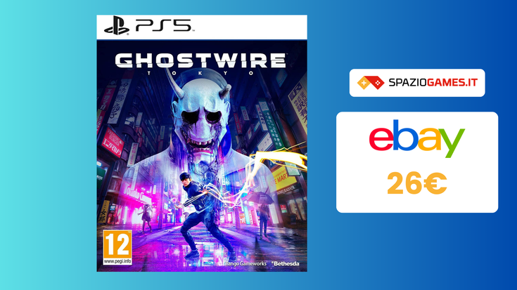 Ghostwire Tokyo per PS5 oggi a SOLI 26€!