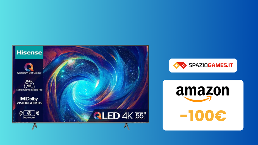 Immagine di Questa Smart TV Hisense perfetta per il gaming è SCONTATA di 100€!