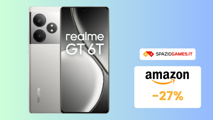 TOP! L'ottimo smartphone Realme GT 6T costa SOLO 399,99€!