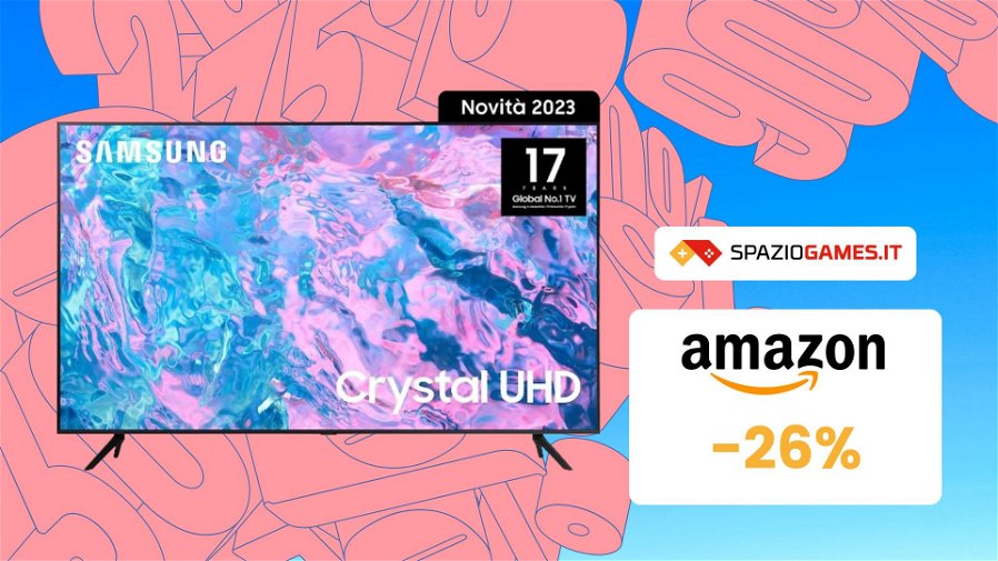 Immagine di Smart TV Samsung 43" 4K, ottima per il gaming, a un PREZZO TOP! -26%