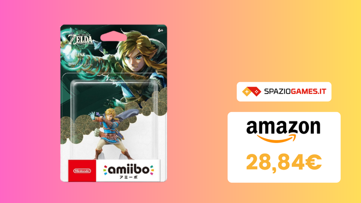 TOP! Questo bellissimo Amiibo di Link oggi costa SOLO 28,84€!