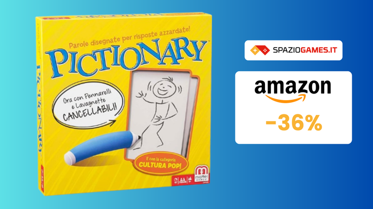 Pictionary a soli 24€ per ore di risate e creatività!