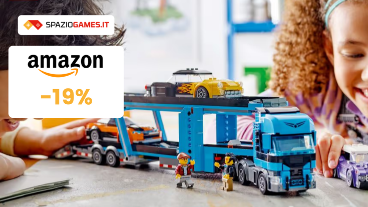 Set LEGO trasportatore con auto sportive a 81€!