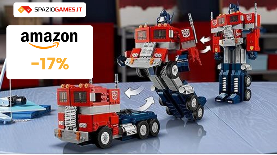 Immagine di Optimus Prime LEGO a soli 149€: si trasforma in camion!