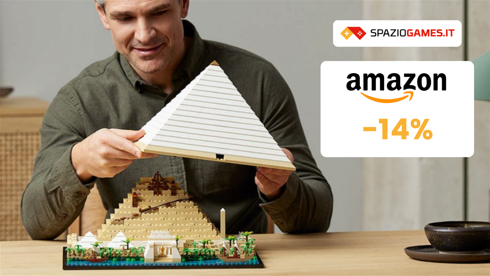 Grande Piramide di Giza LEGO a 121€: che viaggio nel tempo!