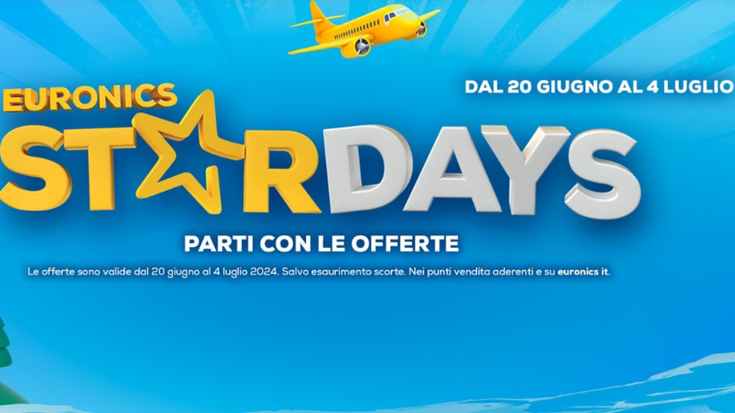 Euronics Star Days: tante nuove offerte estive imperdibili!