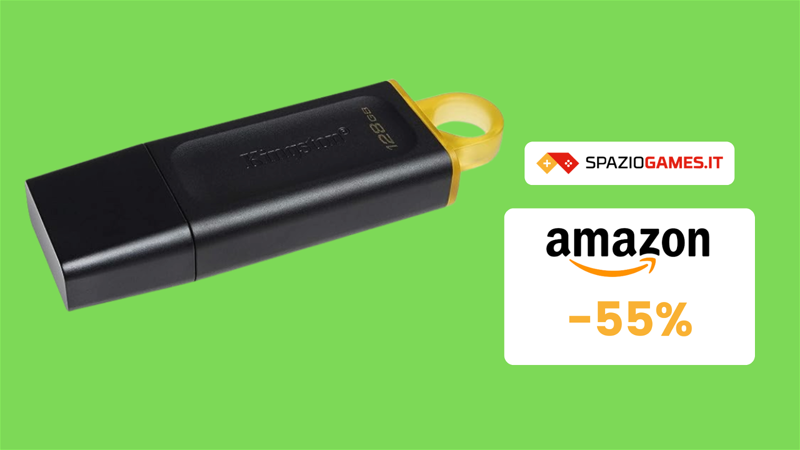 Chiavetta USB Kingston da 128GB a soli 9€: un prezzo imbattibile!