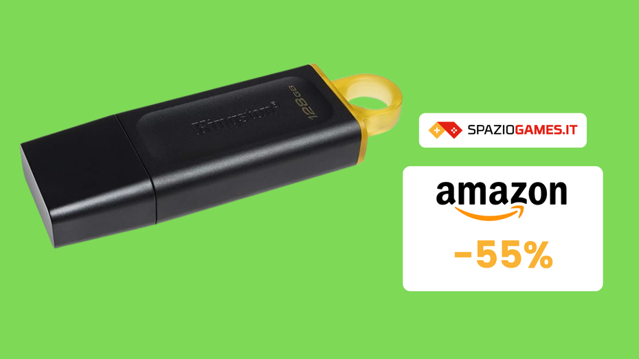 Immagine di Chiavetta USB Kingston da 128GB a soli 9€: un prezzo imbattibile!