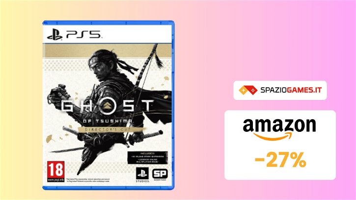 Immagine di Director's Cut di Ghost of Tsushima PS5 a un prezzo SUPER! (-27%)