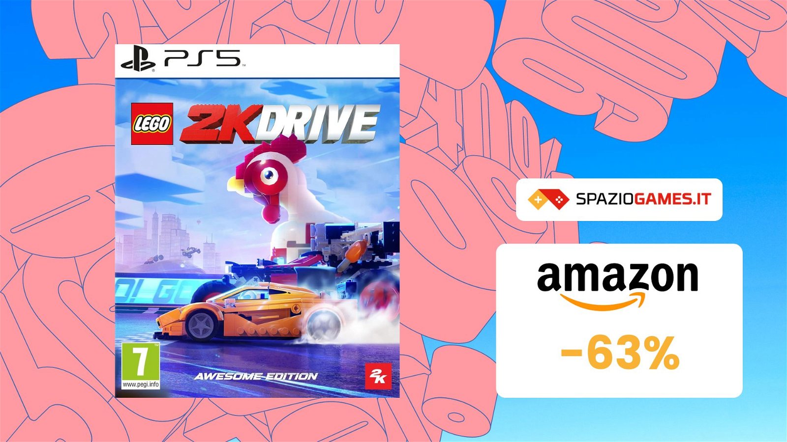 LEGO 2K Drive per PS5 a meno di META' PREZZO! -63%