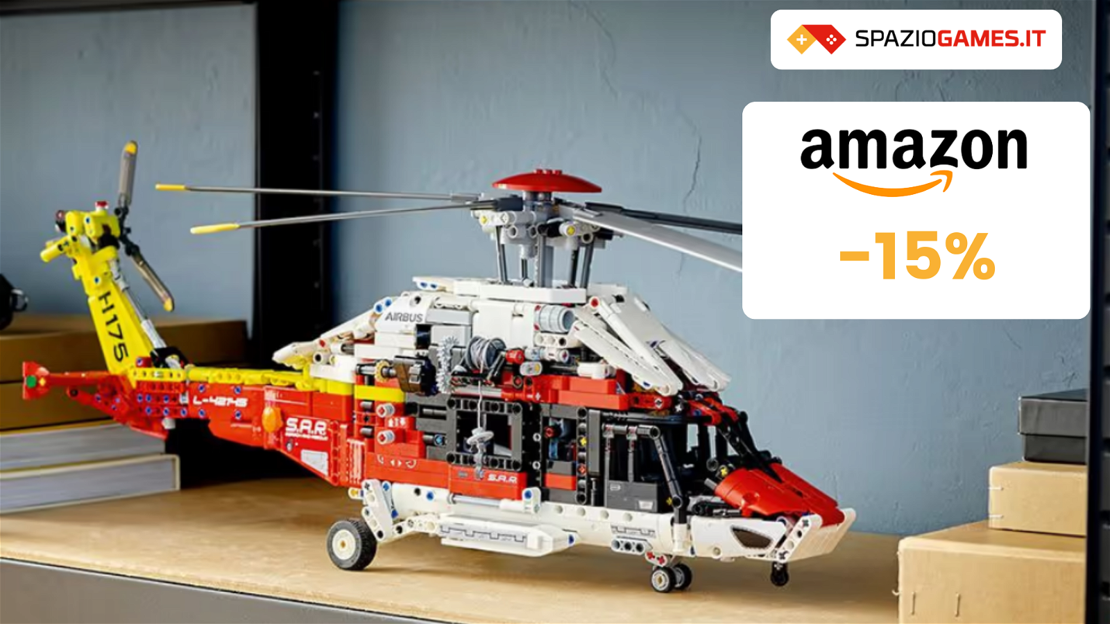 Elicottero di salvataggio Airbus H175 LEGO a 177€: che dettagli!