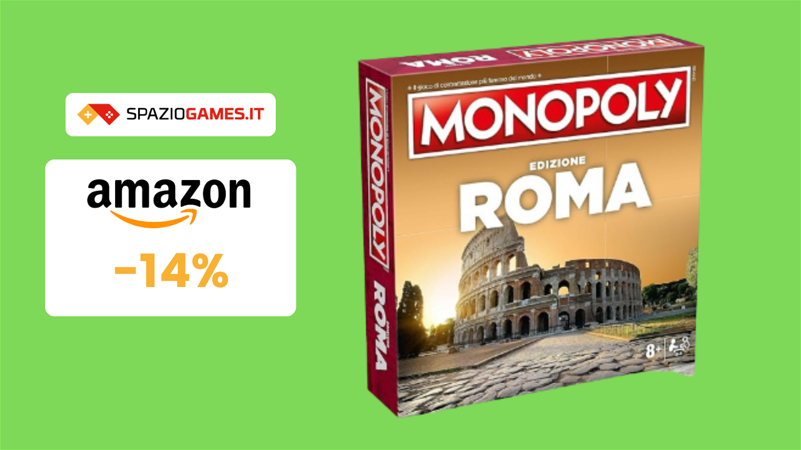 Monopoly Roma oggi a 30€: alla scoperta della capitale!