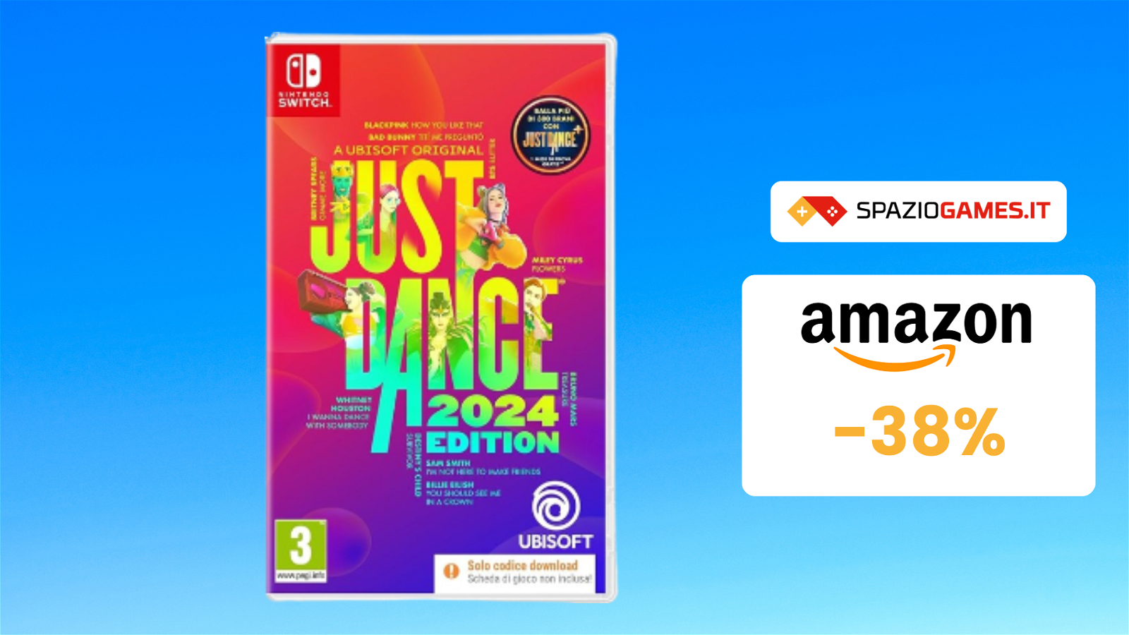 Just Dance 2024 per Nintendo Switch a 37€: SI BALLA!