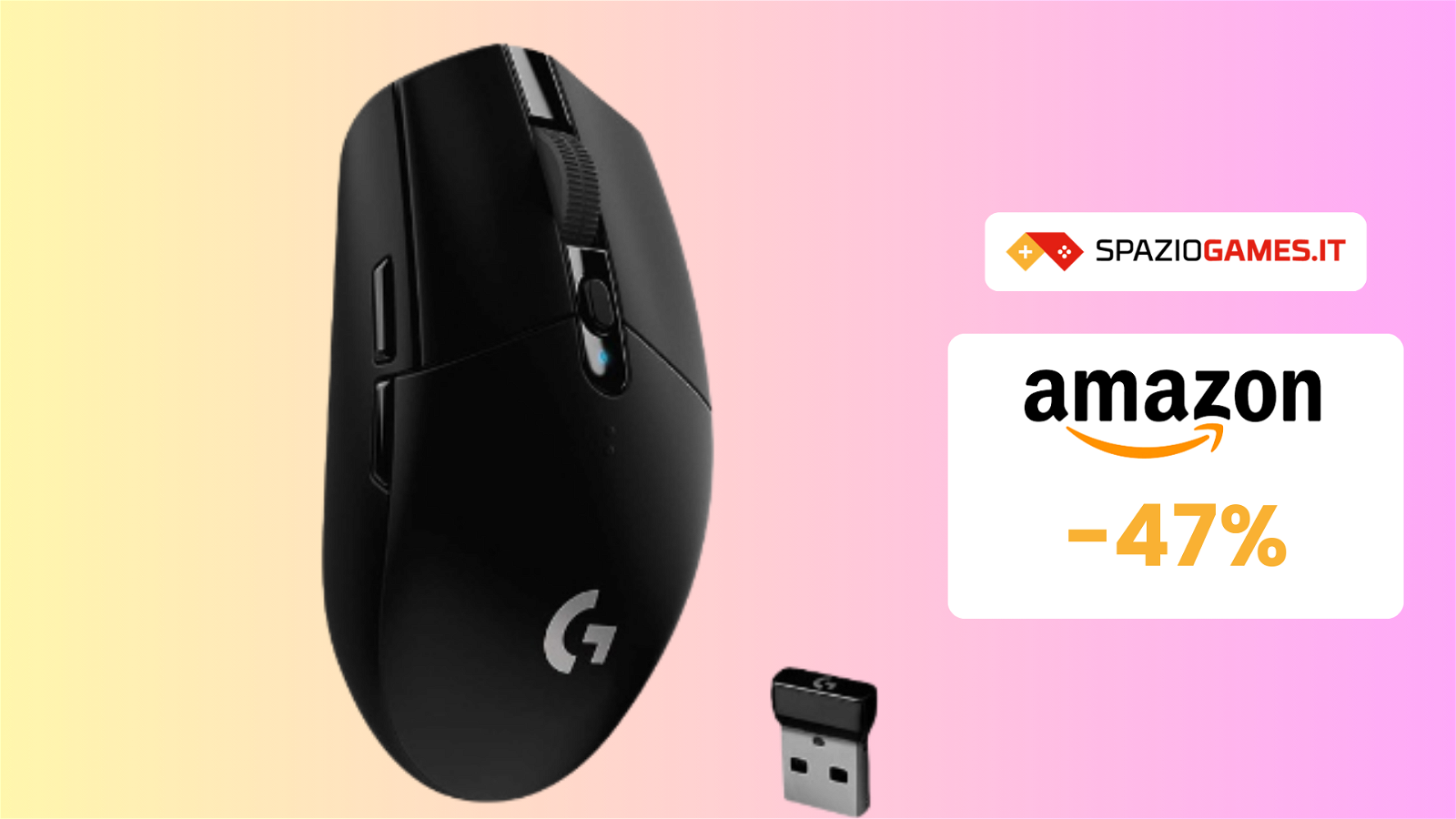 Mouse da gaming Logitech G305 Lightspeed a 40€: altissimo livello!