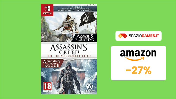 Immagine di Assassin's Creed The Rebel Collection per Switch a soli 25€!