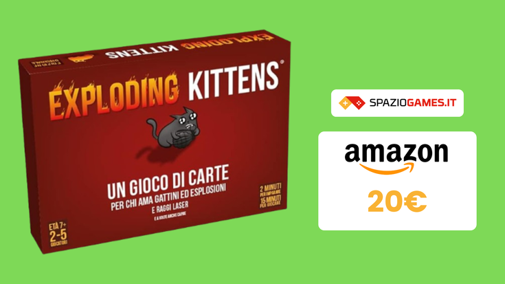 Exploding Kittens oggi a soli 20€: divertimento ESPLOSIVO!