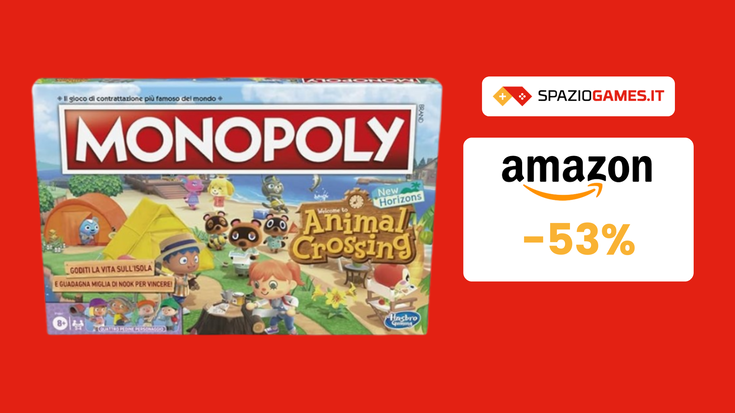 Monopoly di Animal Crossing a soli 19€: per i fan del videogioco!