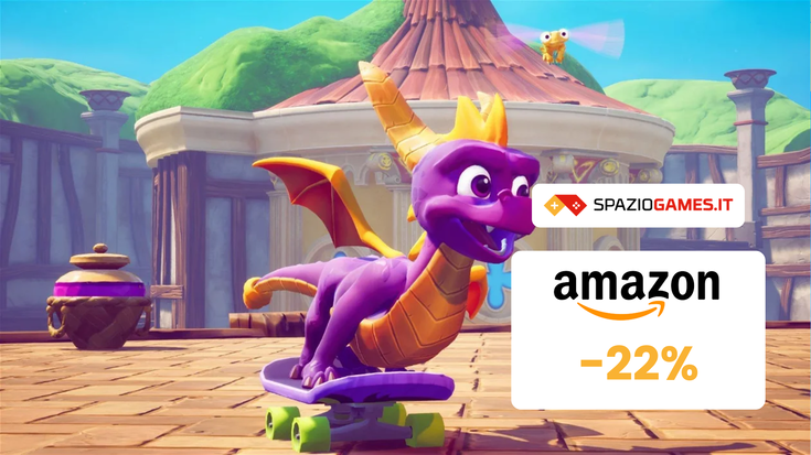 WOW! Spyro Reignited Trilogy per Switch oggi è scontato del 22%!