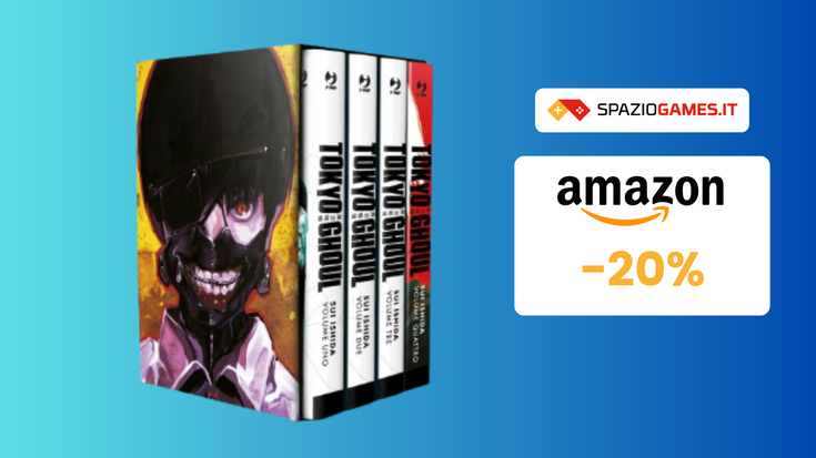 Cofanetto di 4 volumi di Tokyo Ghoul a soli 51€!