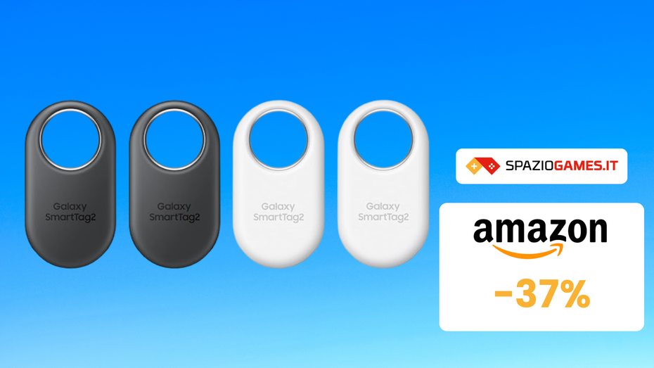 Immagine di Questi 4 Samsung Galaxy SmartTag2 costano solo 78€!