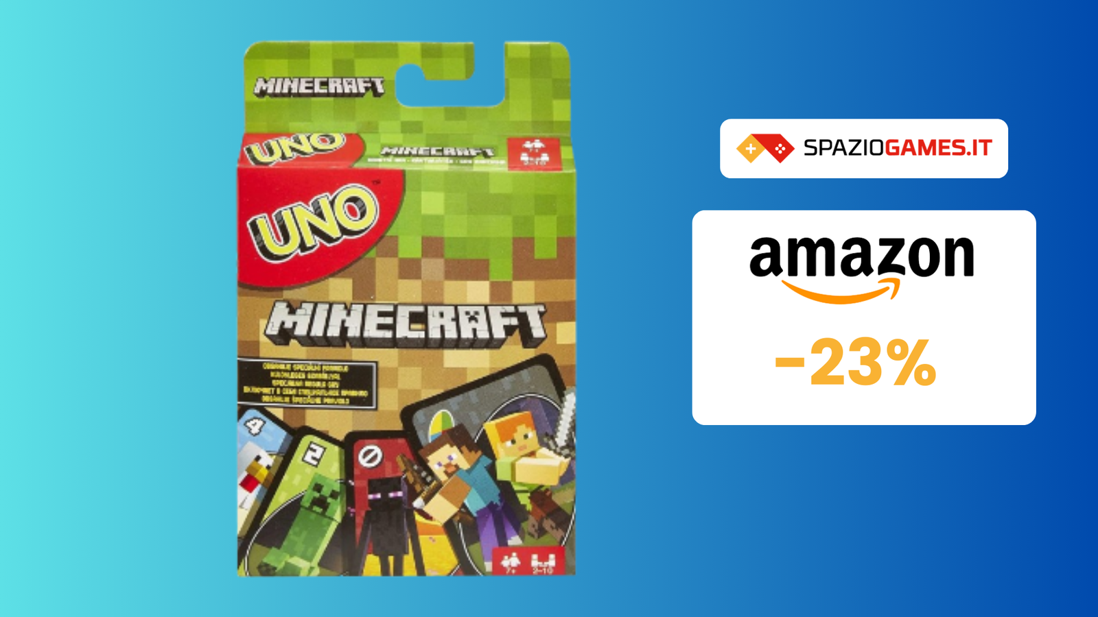 UNO Minecraft a soli 10€ per una divertente edizione speciale! - SpazioGames