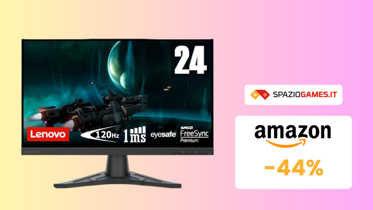 Monitor gaming Lenovo G24e-20 a un prezzo SHOCK! (-44%)