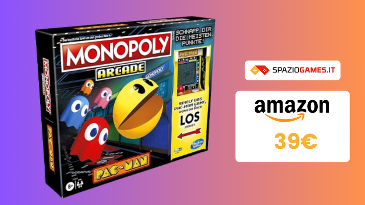 Monopoly Arcade Pac-Man a 39€: IMPERDIBILE per i fan!