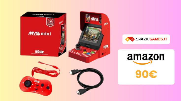 Unico MVS Mini con 45 giochi a soli 90€: MINIMO STORICO!