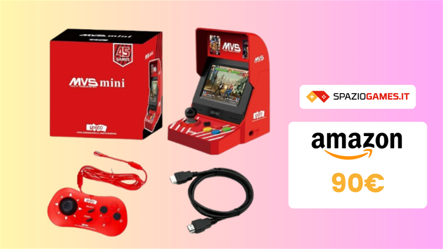 Immagine di Unico MVS Mini con 45 giochi a soli 90€: MINIMO STORICO!