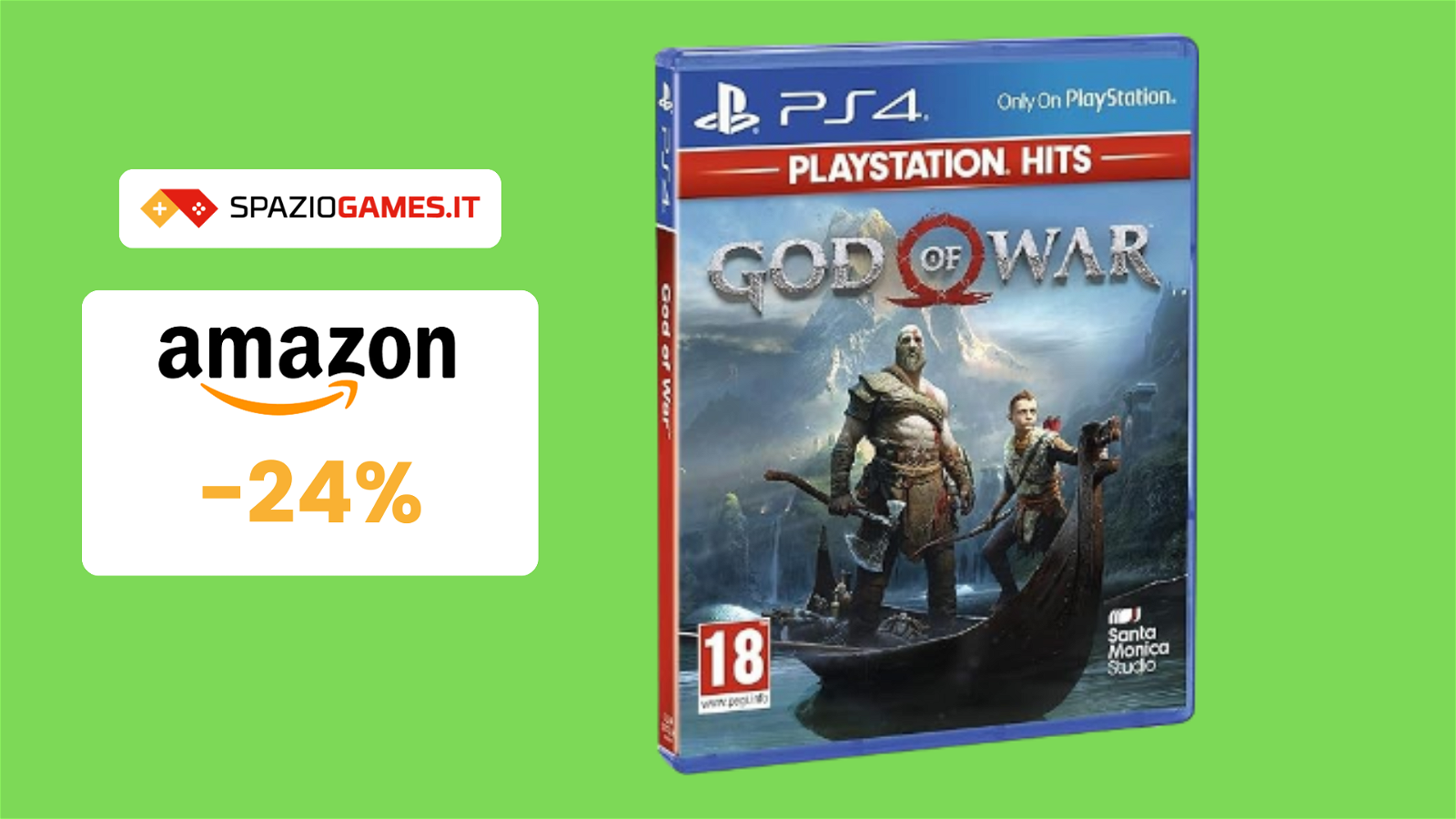 God of War per PS4 a soli 16€: rivivete l'epopea di Kratos!