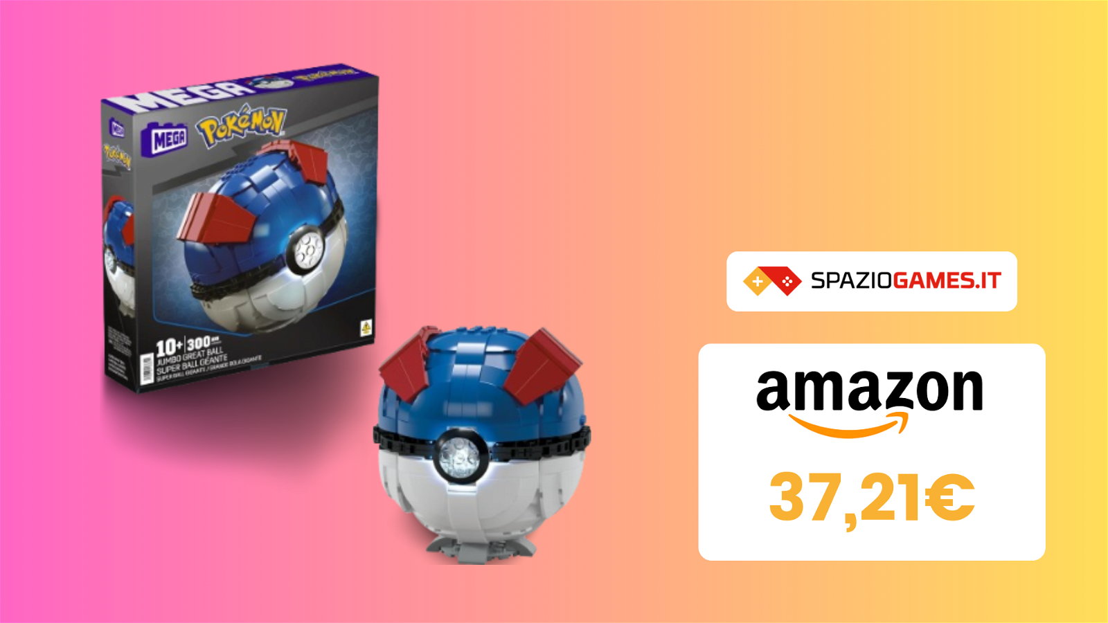 CHE AFFARE! Mega Ball Gigante dei Pokémon a soli 37€!