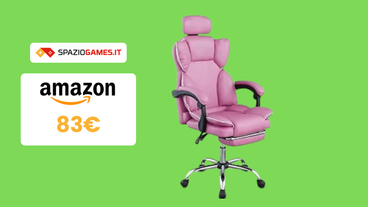 Sedia gaming Bakaji a soli 83€: il massimo del comfort con stile!