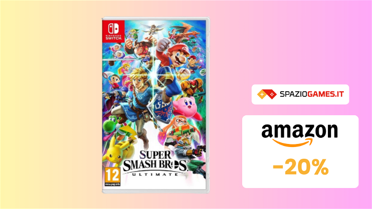 Immagine di Super Smash Bros Ultimate per Nintendo Switch a soli 47€!