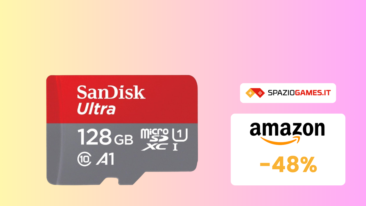 Immagine di Questa microSD da 128 GB è perfetta per Switch! (-48%)