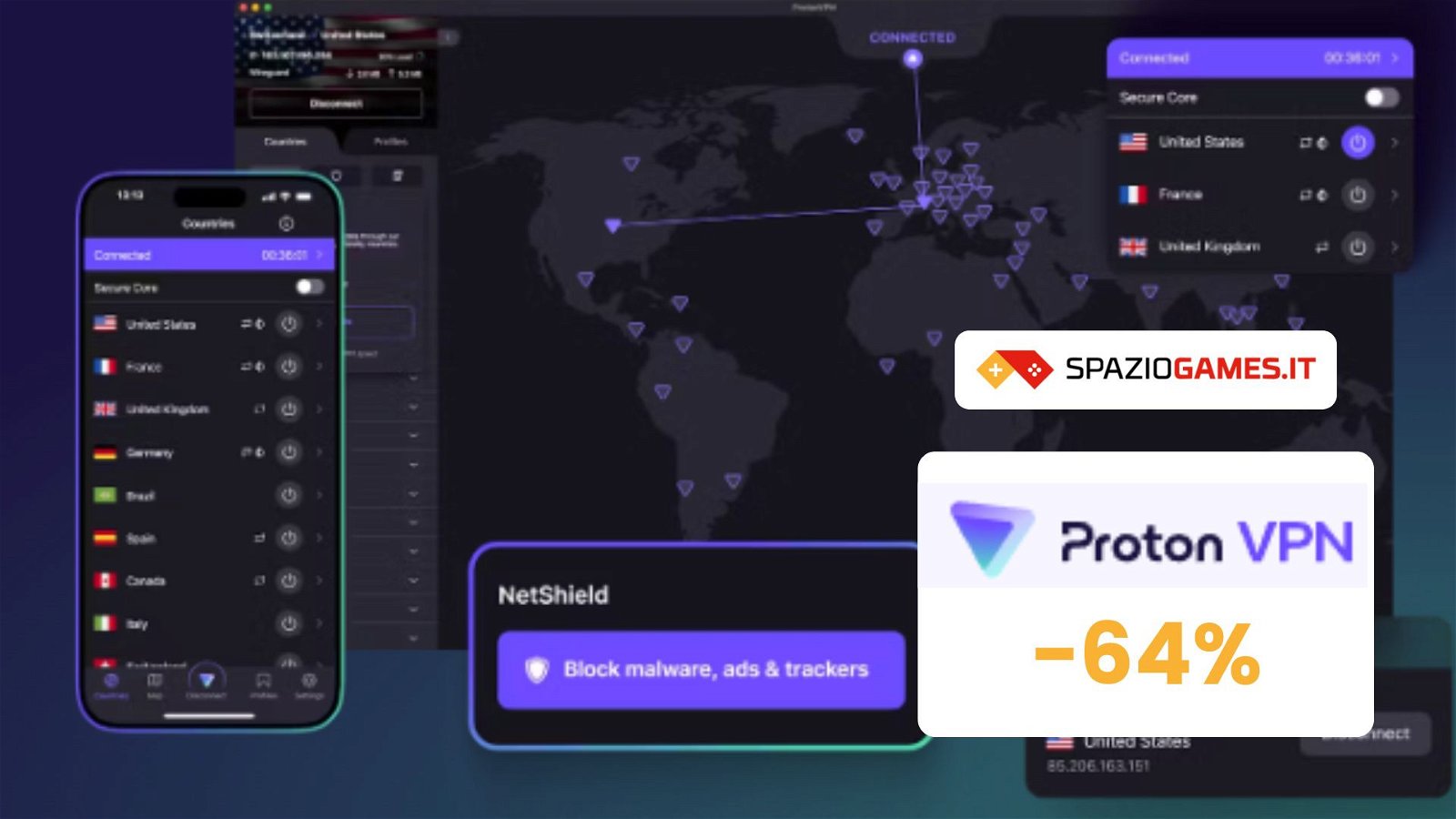 Proton VPN sorprende con sconti fino al 64%: ecco come approfittarne