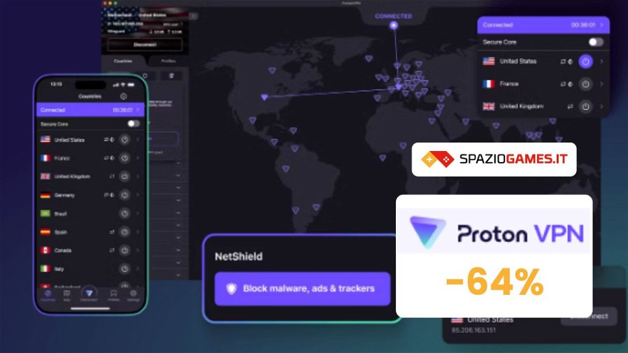 Immagine di Proton VPN sorprende con sconti fino al 64%: ecco come approfittarne