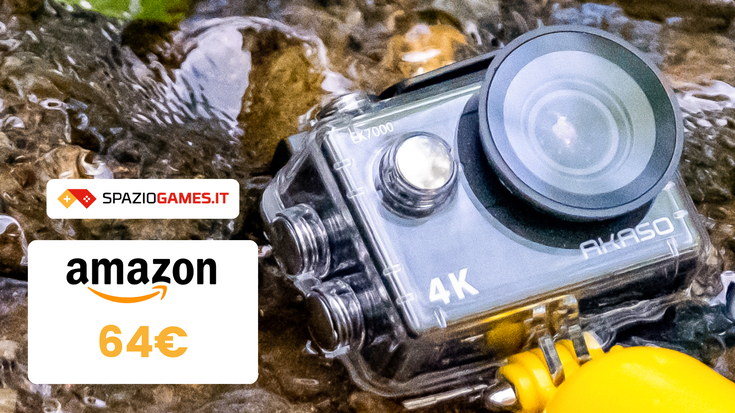 Action cam Akaso a soli 64€ con DOPPIO SCONTO: wow!