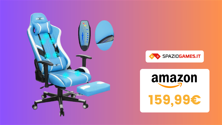 Immagine di TOP! Questa sedia gaming Douxlife oggi vi costa SOLO 159,99€
