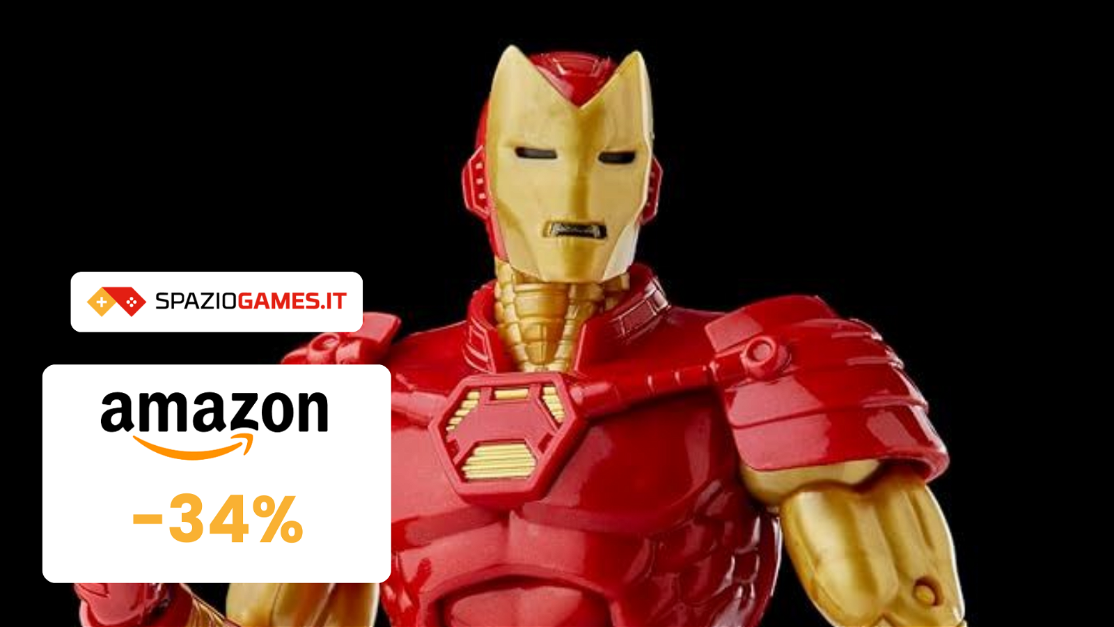 Action figure Hasbro di Iron Man a 19€ per ogni fan Marvel!