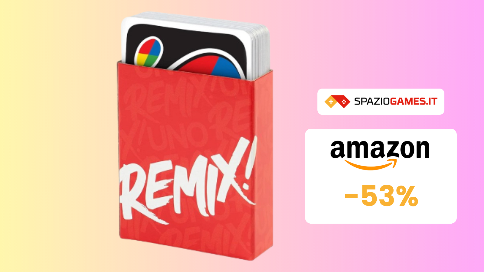 UNO Remix a soli 8€: il classico ora è personalizzabile!