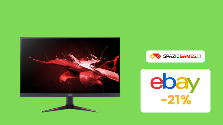 Monitor gaming Acer Nitro VG0 a un prezzo SHOCK! (-21%)