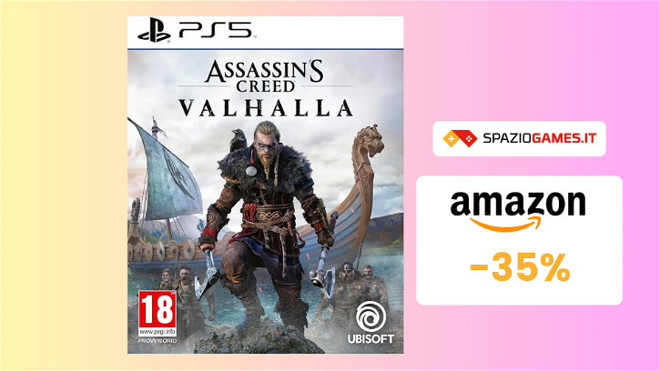 Immagine di Assassin's Creed Valhalla per PS5 a SOLO 19€: la saga vi aspetta!