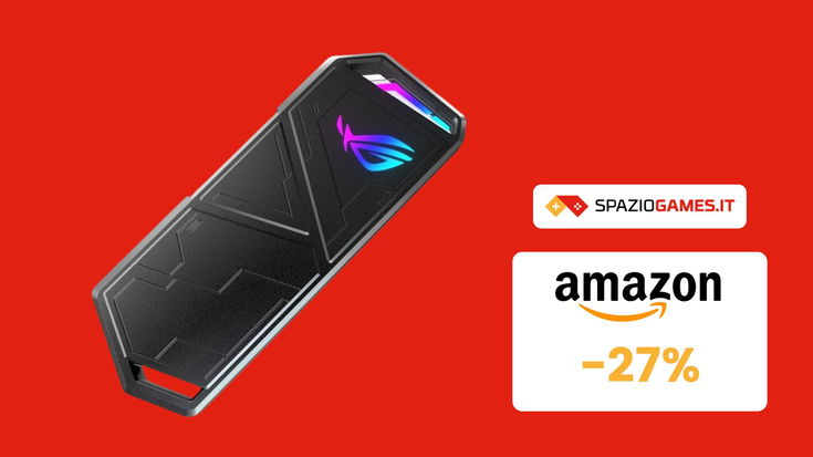 ASUS ROG Strix Arion Lite, il case gaming per il tuo SSD oggi in OFFERTA! -27%