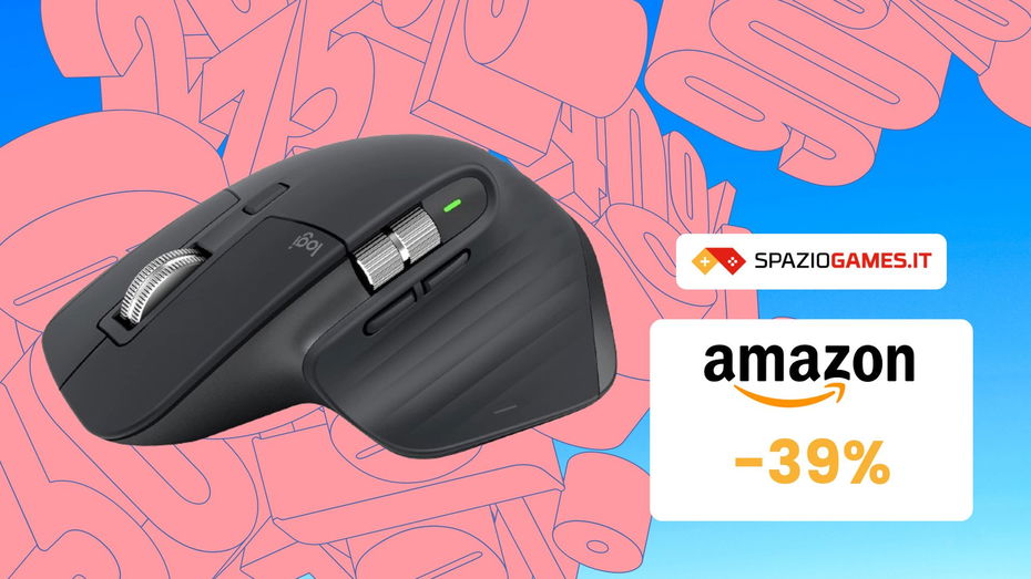 Immagine di Risparmia il 39% sul miglior mouse da ufficio: Logitech MX Master 3S a SOLI 83€!