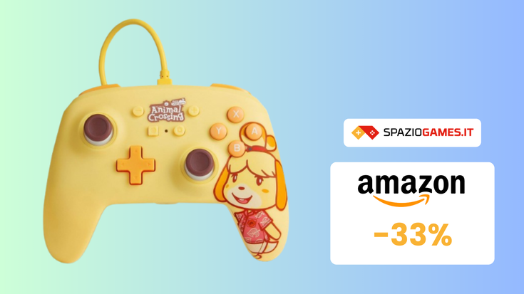 TOP! Controller per Switch di Animal Crossing a SOLI 19,99€!