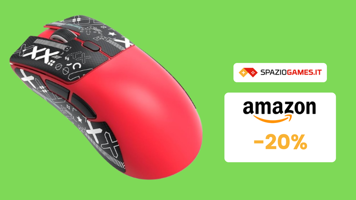 Mouse da gaming Attack Shark R1 a 29€: ad alte prestazioni!